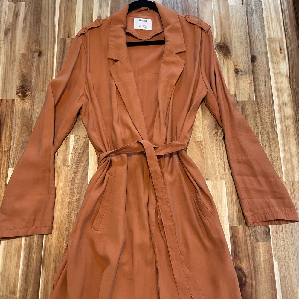 Rust Orange Trench Coat